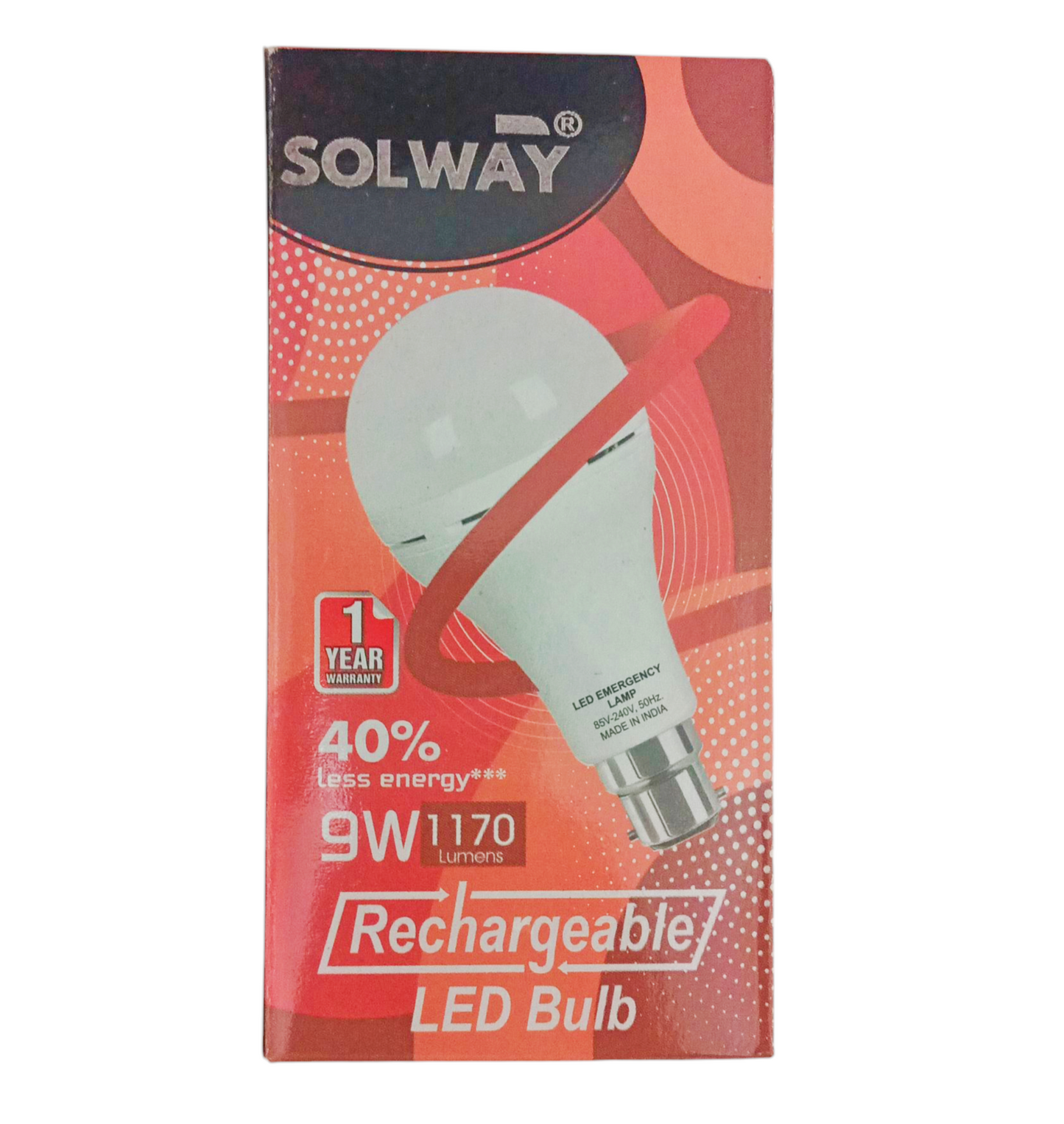 9W Rechargeable LED Bulb