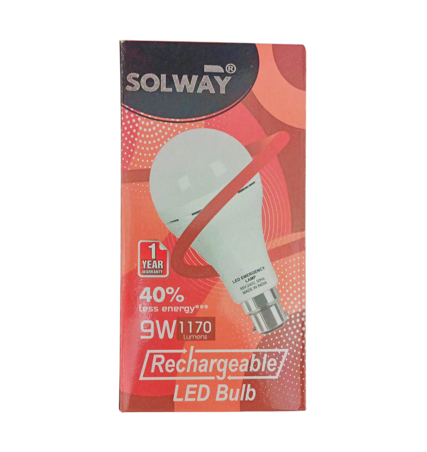 9W Rechargeable LED Bulb
